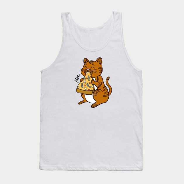 Pizza addicted Tank Top by SYLPAT